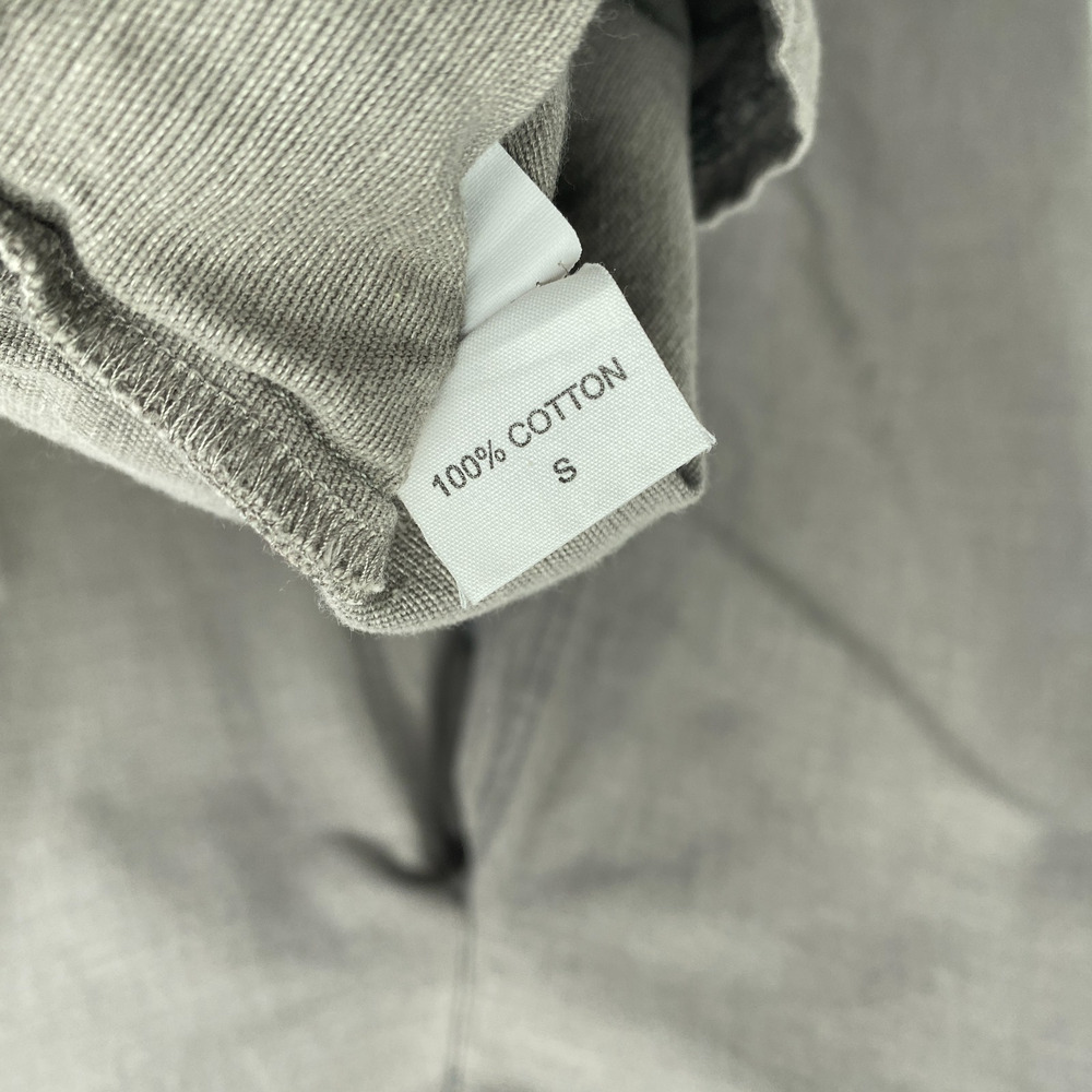 EILEEN FISHER Pants S Soft Cotton Canvas Chino Straight Cropped Cuff Detail Gray - Picture 8 of 14